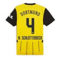 Borussia Dortmund Nico Schlotterbeck #4 Hjemmebanetrøje 2024-25 Kortærmet